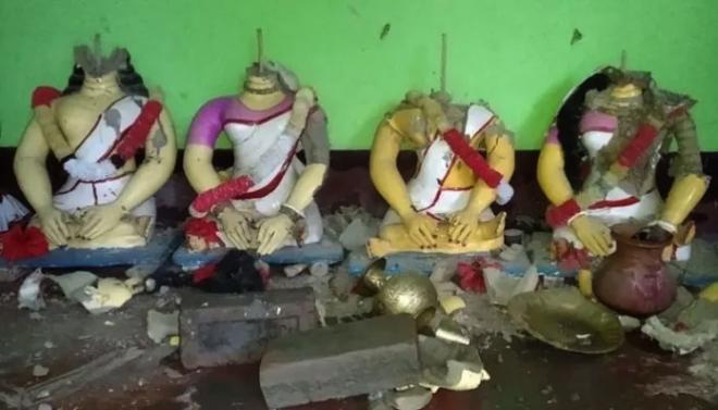 Destroy 4 temples, attack shops and homes of Hindus